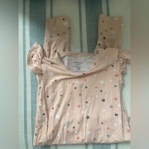 Posh Peanut Tan Starry Romper